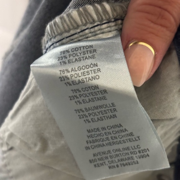 New with tags, womens size 16P avenue skinny jeans, #A1009 - Picture 7 of 8